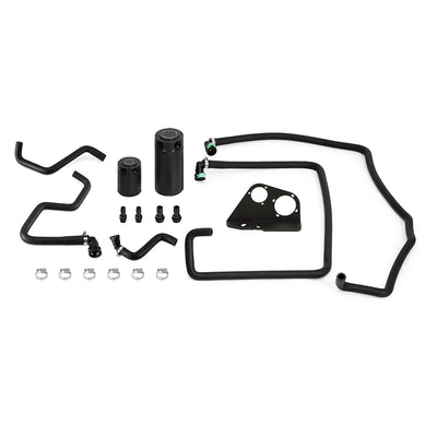 Mishimoto 2017+ Ford F-150 3.5L EcoBoost Baffled Oil Catch Can Kit-Oil Catch Cans-Deviate Dezigns (DV8DZ9)