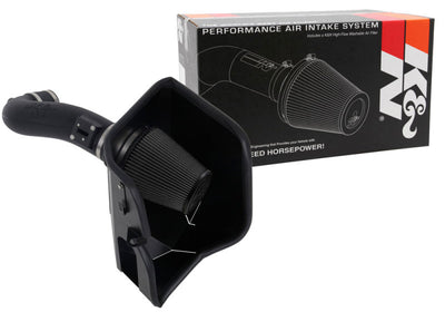 K&N 2019+ Chevrolet Silverado 1500 V8 6.2L Performance Air Intake System-Cold Air Intakes-Deviate Dezigns (DV8DZ9)