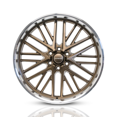 Corsart - Kingpin 6 / 24x10 / 6x135 / ET25 - Matte Bronze With Diamond Cut Lip-Wheels-Deviate Dezigns (DV8DZ9)