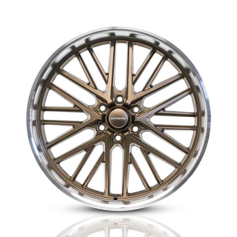 Corsart - Kingpin 6 / 24x9 / 6x139.7 / ET24 - Matte Bronze With Diamond Cut Lip-Wheels-Deviate Dezigns (DV8DZ9)