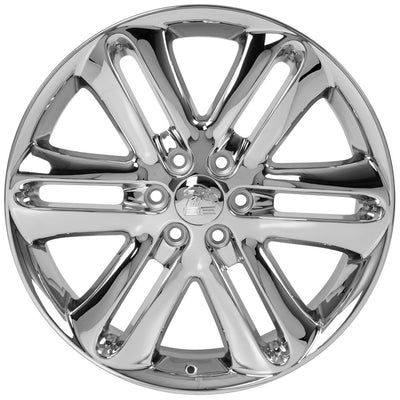 OE Wheels LLC - Ford F150 Limited Replica Wheels FR76 - Chrome-Wheels-Deviate Dezigns (DV8DZ9)