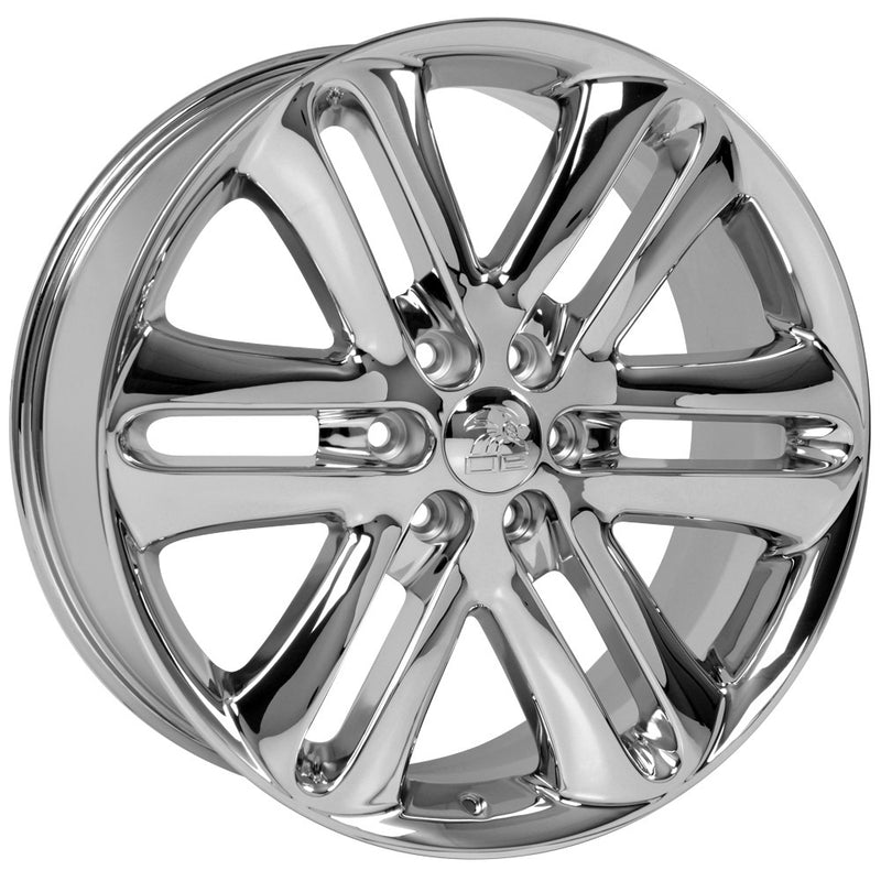 OE Wheels LLC - Ford F150 Limited Replica Wheels FR76 - Chrome-Wheels-Deviate Dezigns (DV8DZ9)