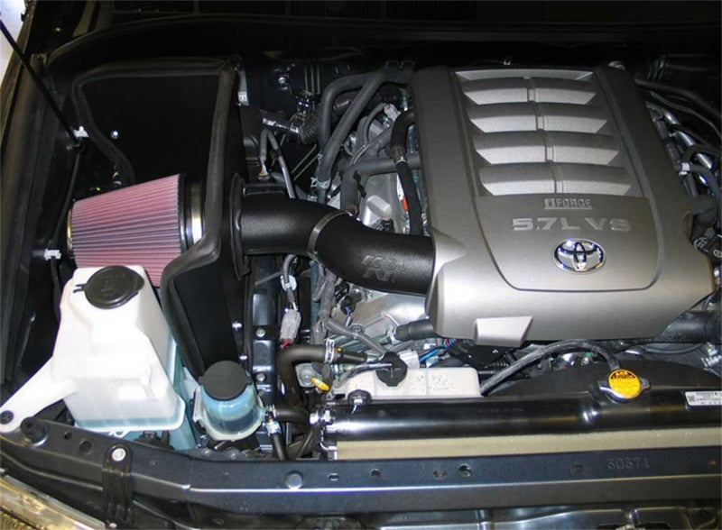 K&N 07-13 Toyota Tundra V8-5.7L Performance Air Intake Kit-Cold Air Intakes-Deviate Dezigns (DV8DZ9)