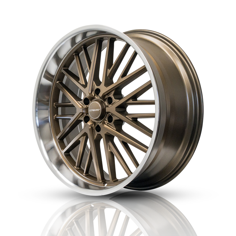 Corsart - Kingpin 6 / 24x9 / 6x139.7 / ET24 - Matte Bronze With Diamond Cut Lip-Wheels-Deviate Dezigns (DV8DZ9)