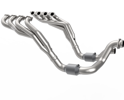 Kooks 20-22 Ford F250 7.3L V8 / Ford F350 7.3L V8 1-7/8in x 3in SS Headers w/ Green Catted Conn-Headers & Manifolds-Deviate Dezigns (DV8DZ9)