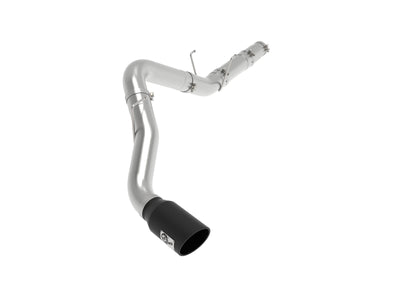 aFe ATLAS 5in DPF-Back Alum Steel Exhaust System w/ Black Tip 19-20 Ram Diesel Trucks L6-6.7L (td)-DPF Back-Deviate Dezigns (DV8DZ9)