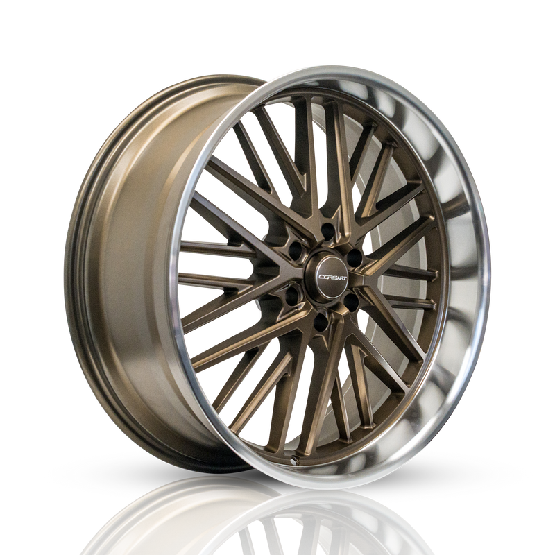 Corsart - Kingpin 6 / 24x10 / 6x135 / ET25 - Matte Bronze With Diamond Cut Lip-Wheels-Deviate Dezigns (DV8DZ9)