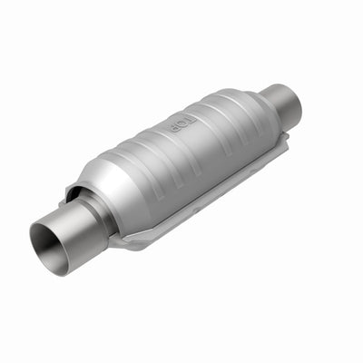 MagnaFlow Catalytic Converter 2 in Inlet 2 in Outlet 11 in Length SS-Catalytic Converter Universal-Deviate Dezigns (DV8DZ9)