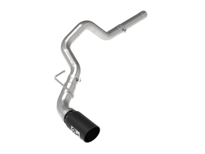 aFe LARGE BORE HD 3in 409-SS DPF-Back Exhaust w/Black Tip 14-18 RAM 1500 EcoDiesel V6-3.0L (td)-DPF Back-Deviate Dezigns (DV8DZ9)