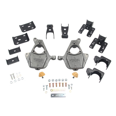 Belltech LOWERING KIT 16.5-17 Chevy Silverado All Cabs 4WD 2inF/4inR-Lowering Kits-Deviate Dezigns (DV8DZ9)