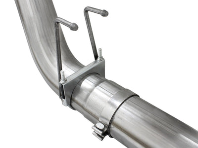 aFe MACHForce XP Exhaust 5in DPF-Back Stainless Steel Exhaust 2015 Ford Turbo Diesel V8 6.7L No Tip-Turbo Back-Deviate Dezigns (DV8DZ9)