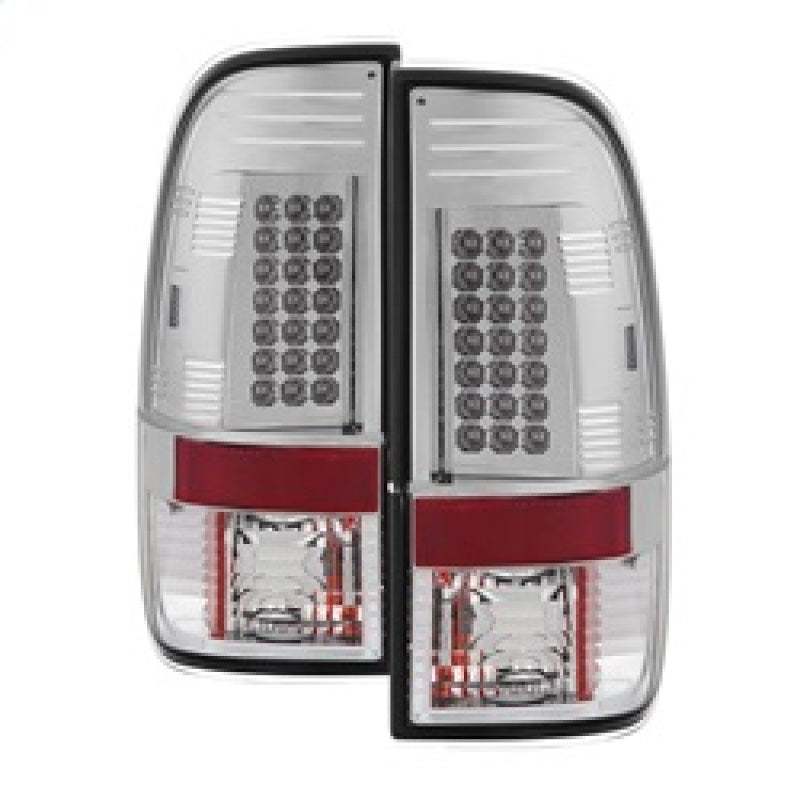 Spyder Ford F150 side 97-03/F250/350/450 Super Duty 99-07 LED Tail Lights Chrm ALT-YD-FF15097-LED-C-Tail Lights-Deviate Dezigns (DV8DZ9)