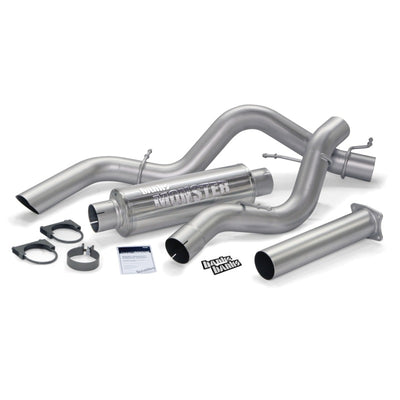 Banks Power 01-05 Chev 6.6L Ec/CCSB Monster Sport Exhaust System-Catback-Deviate Dezigns (DV8DZ9)