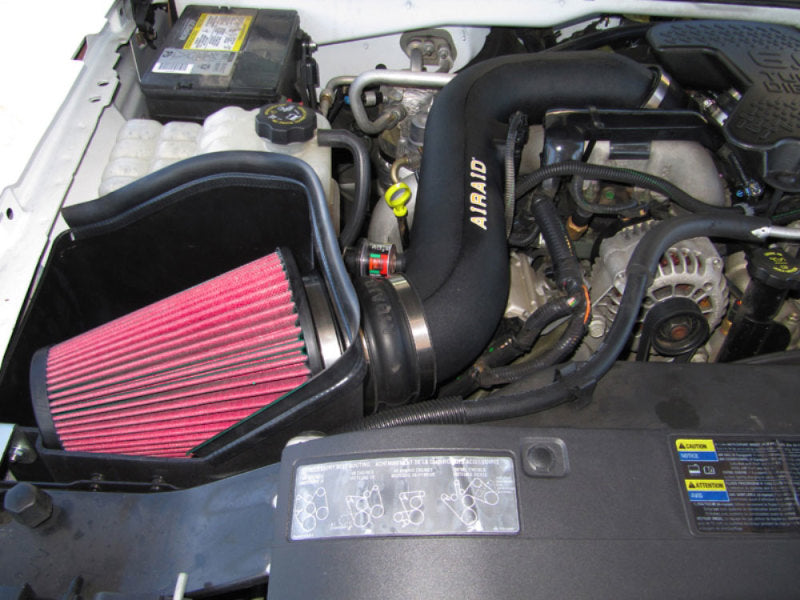 Airaid 04-05 GM 2500/3500 Pickup / 6.6L DSL MXP Intake System w/ Tube (Oiled / Red Media)-Cold Air Intakes-Deviate Dezigns (DV8DZ9)