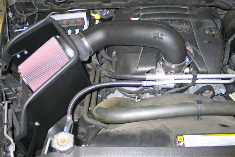 K&N 09-10 Dodge Ram 1500 PickUp V8-5.7L Aircharger Performance Intake-Cold Air Intakes-Deviate Dezigns (DV8DZ9)