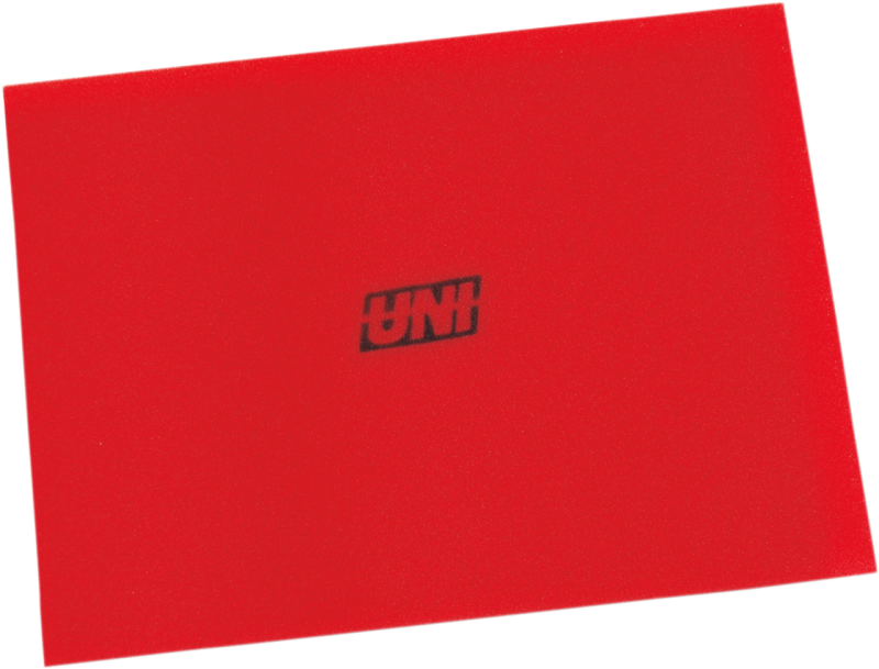 Uni FIlter Red 12in x 16in x 3/8in 40 PPI Foam Sheets-Air Intake Components-Deviate Dezigns (DV8DZ9)