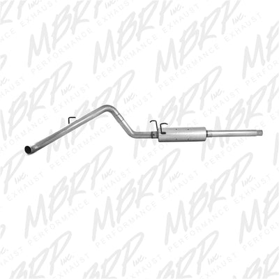 MBRP 2004-2005 Dodge Ram Hemi 1500 5.7L SC/CC-SB Cat Back Single Side AL P Series Exhaust-Catback-Deviate Dezigns (DV8DZ9)