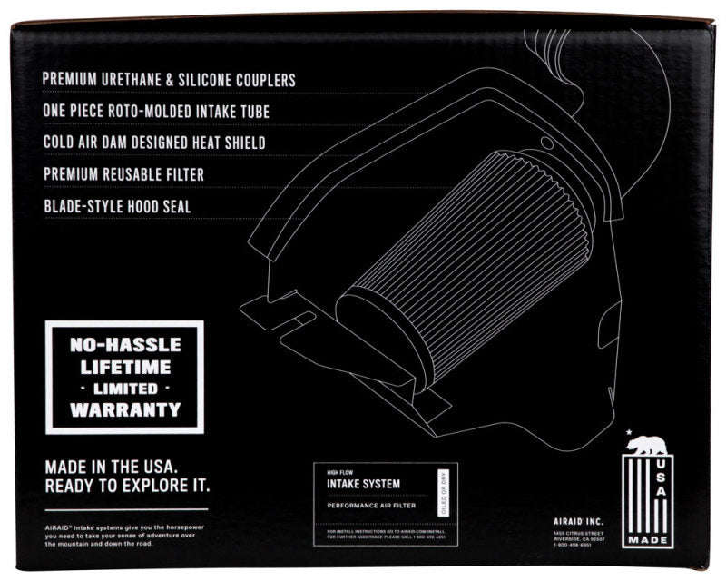 Airaid 99-06 Chevy Silverado 4.8/5.3/6.0L (w/Low Hood) CAD Intake System w/o Tube (Dry / Red Media)-Cold Air Intakes-Deviate Dezigns (DV8DZ9)