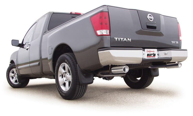 Borla 04-15 Nissan Titan 5.6L-V8 2&4WD Catback Exhaust System-Catback-Deviate Dezigns (DV8DZ9)