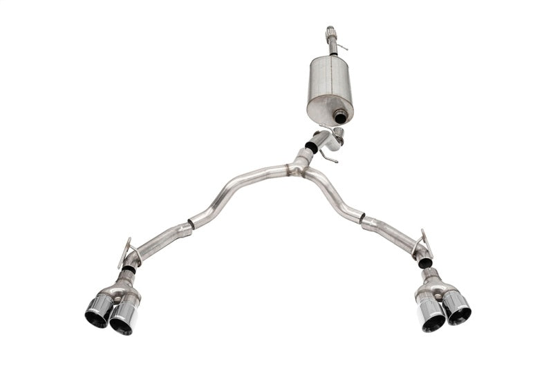 Corsa 21-22 GM Tahoe/Yukon 5.3L 3in. Catback Exhaust - Twin 4in. Exhaust-Catback-Deviate Dezigns (DV8DZ9)