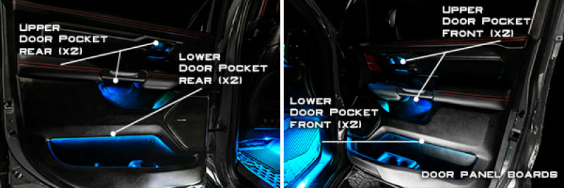 Oracle 19-22 RAM Complete Interior Ambient Lighting ColorSHIFT RGB Conversion Kit SEE WARRANTY-Headlights-Deviate Dezigns (DV8DZ9)