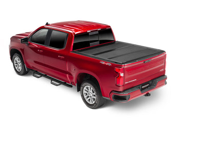 UnderCover 14-18 Chevy Silverado (19 Legacy) 6.5ft Armor Flex Bed Cover - Black Textured-Bed Covers - Folding-Deviate Dezigns (DV8DZ9)