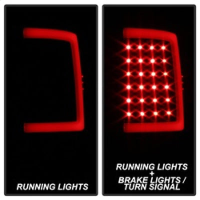 xTune 13-18 Dodge Ram 1500 (LED Model Only) LED Tail Lights - Blk Smk (ALT-ON-DRAM13V2-LBLED-BSM)-Tail Lights-Deviate Dezigns (DV8DZ9)