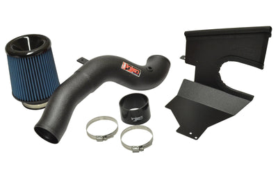 Injen16-18 Ford Focus RS Wrinkle Black Cold Air Intake-Cold Air Intakes-Deviate Dezigns (DV8DZ9)