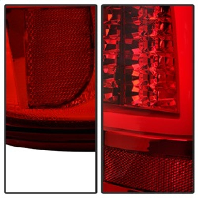 Spyder Chevy Silverado 1500/2500 03-06 Version 2 LED Tail Lights - Red Clear ALT-YD-CS03V2-LED-RC-Tail Lights-Deviate Dezigns (DV8DZ9)