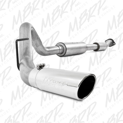 MBRP 11-13 Ford F150 SVT Raptor 6.2L EC-SB/CC-SB 3.5in Cat Back Single Exit Alum Exhaust System-Catback-Deviate Dezigns (DV8DZ9)