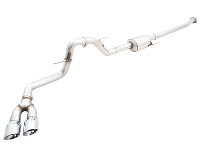 AWE 0FG 21+ Ford F150 Dual Side Exit Cat-Back Exhaust- 4.5in Chrome Silver Tips-Catback-Deviate Dezigns (DV8DZ9)