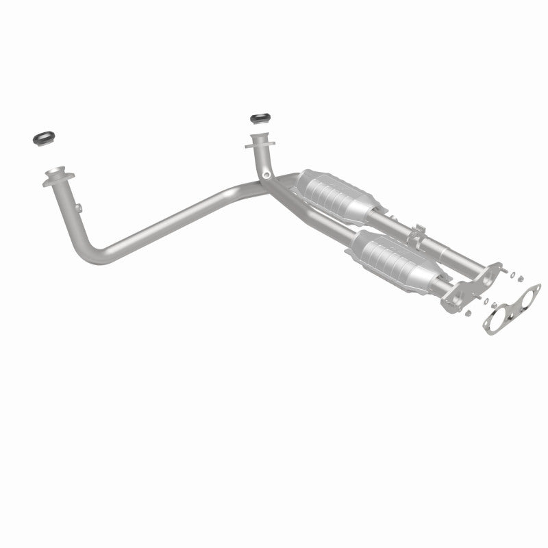 MagnaFlow Conv DF GM Truck/Suv Dual Outlet 96-Catalytic Converter Direct Fit-Deviate Dezigns (DV8DZ9)