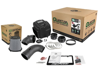 aFe Quantum Pro DRY S Cold Air Intake System 08-10 GM/Chevy Duramax V8-6.6L LMM - Dry-Cold Air Intakes-Deviate Dezigns (DV8DZ9)