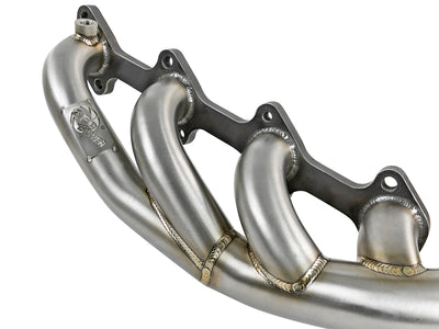 aFe Twisted Steel 1.75-2in 304 SS Headers 03-07 Ford Diesel Trucks V8-6.0L (td)-Headers & Manifolds-Deviate Dezigns (DV8DZ9)