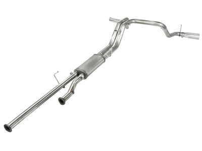 aFe MACHForce XP 2-1/2in to 3in 409 SS Cat-Back Exhaust w/ Polished Tips 10-17 Toyota Tundra V8 5.7L-Catback-Deviate Dezigns (DV8DZ9)