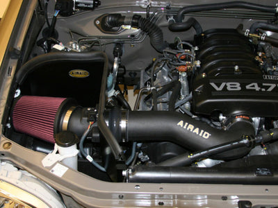 Airaid 03-04 Toyota Tundra 4.7L CAD Intake System w/ Tube (Dry / Red Media)-Cold Air Intakes-Deviate Dezigns (DV8DZ9)