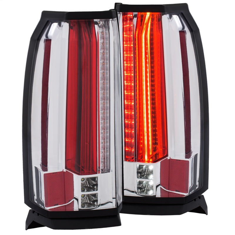 ANZO 2015-2017 Chevrolet Suburban/Tahoe LED Taillights Chrome-Tail Lights-Deviate Dezigns (DV8DZ9)