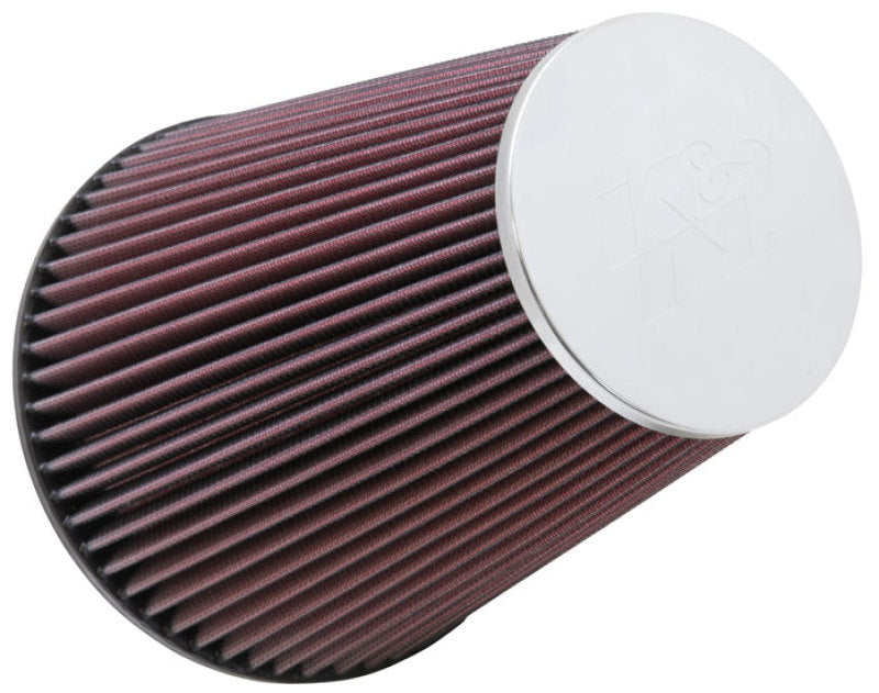 K&N Universal Chrome Filter 6 inch FLG / 7.5 inch Base / 4.5 inch Top / 9 inch Height-Air Filters - Universal Fit-Deviate Dezigns (DV8DZ9)