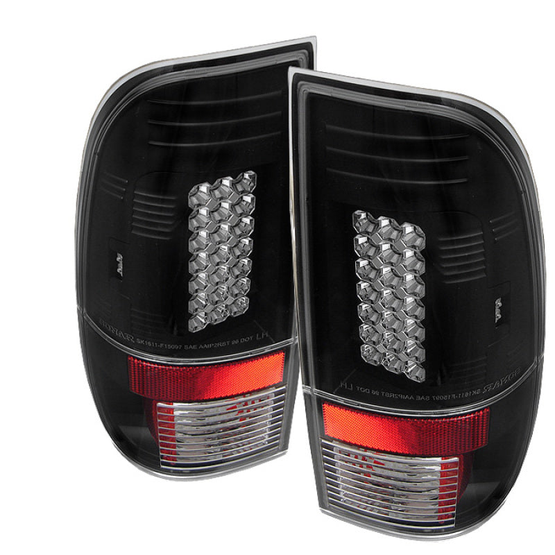 Spyder Ford F150 side 97-03/F250/350/450 Super Duty 99-07 LED Tail Lights Blk ALT-YD-FF15097-LED-BK-Tail Lights-Deviate Dezigns (DV8DZ9)