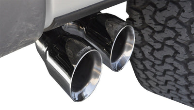 Corsa 11-13 Ford F-150 Raptor 6.2L V8 133in Wheelbase Polished Xtreme Cat-Back Exhaust-Catback-Deviate Dezigns (DV8DZ9)