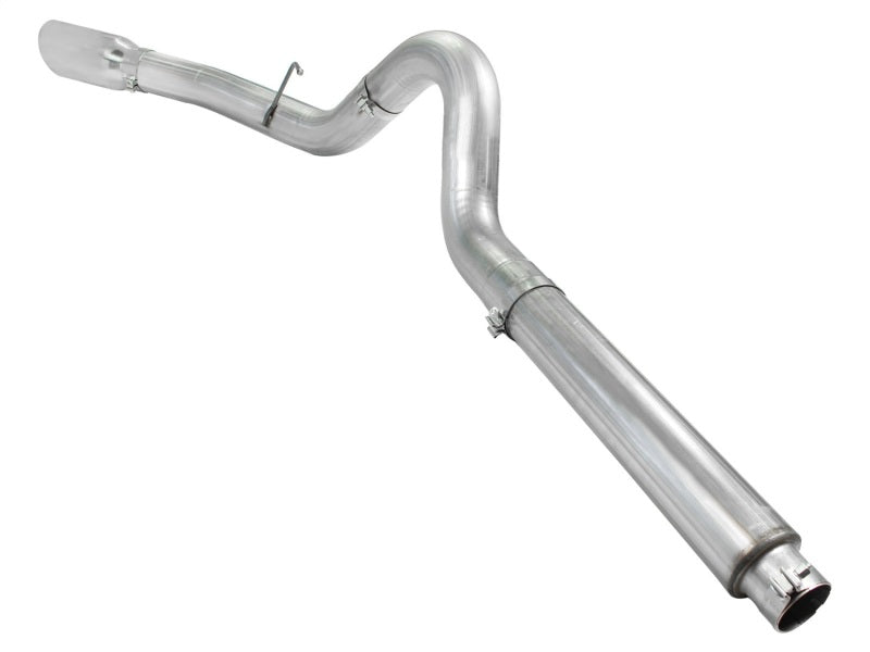 aFe Atlas 5in DPF-Back Aluminized Steel Exh Sys, Ford Diesel Trucks 08-10 V8-6.4L (td) Polished tip-DPF Back-Deviate Dezigns (DV8DZ9)