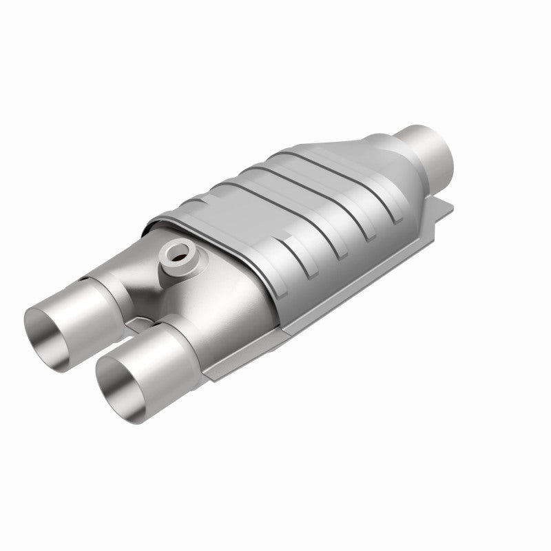 MagnaFlow Conv Univ 2/2.5 D/S Single O2 FED-Catalytic Converter Universal-Deviate Dezigns (DV8DZ9)