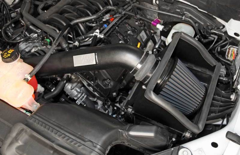 K&N 2015 Ford F150 5.0L V8 Blackhawk Performance Intake Kit-Cold Air Intakes-Deviate Dezigns (DV8DZ9)