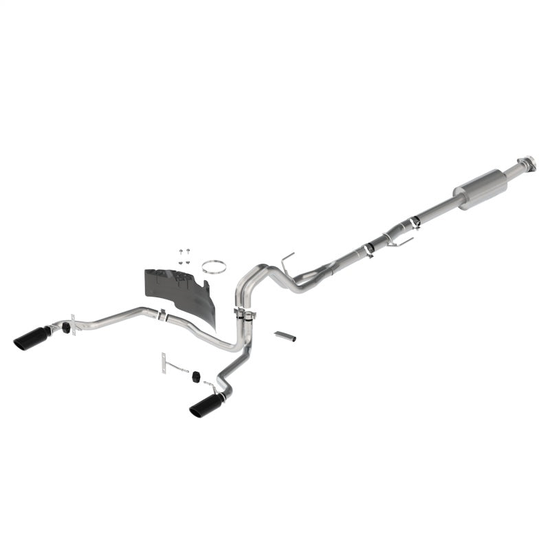 Ford Racing 21-24 F-150 Extreme Rear Exit Exhaust - Black Tips-Catback-Deviate Dezigns (DV8DZ9)