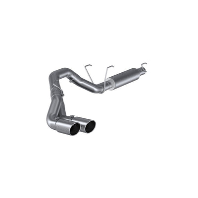 MBRP 14-16 Ram 2500/3500 6.4L 4in 409 SS Single Side Dual Outlet Cat Back Exhaust-Catback-Deviate Dezigns (DV8DZ9)