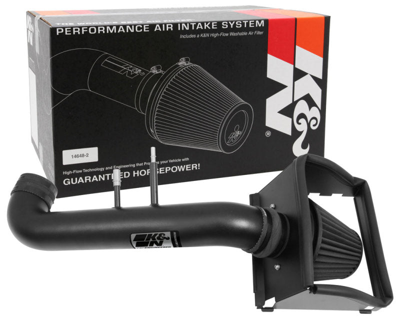 K&N 2015 Ford F150 5.0L V8 Blackhawk Performance Intake Kit-Cold Air Intakes-Deviate Dezigns (DV8DZ9)