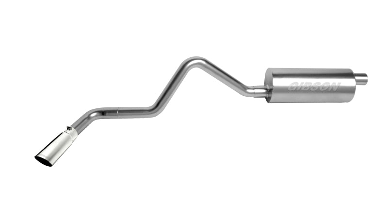 Gibson 14-18 Chevrolet Silverado 1500 LTZ 6.2L 3.5in Cat-Back Single Exhaust - Aluminized-Catback-Deviate Dezigns (DV8DZ9)