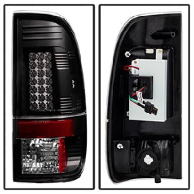 Spyder Ford Super Duty 08-15 LED Tail Lights Black ALT-YD-FS07-LED-BK-Tail Lights-Deviate Dezigns (DV8DZ9)