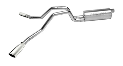 Gibson 14-18 Chevrolet Silverado 1500 LT 5.3L 3in/2.25in Cat-Back Dual Extreme Exhaust - Stainless-Catback-Deviate Dezigns (DV8DZ9)