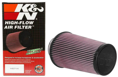 K&N Universal Clamp-On Air Filter 3-1/2in FLG / 6in B / 4-1/2in T / 9in H-Air Filters - Universal Fit-Deviate Dezigns (DV8DZ9)